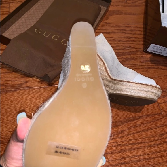Gucci 35.5 wedges - Picture 4 of 6